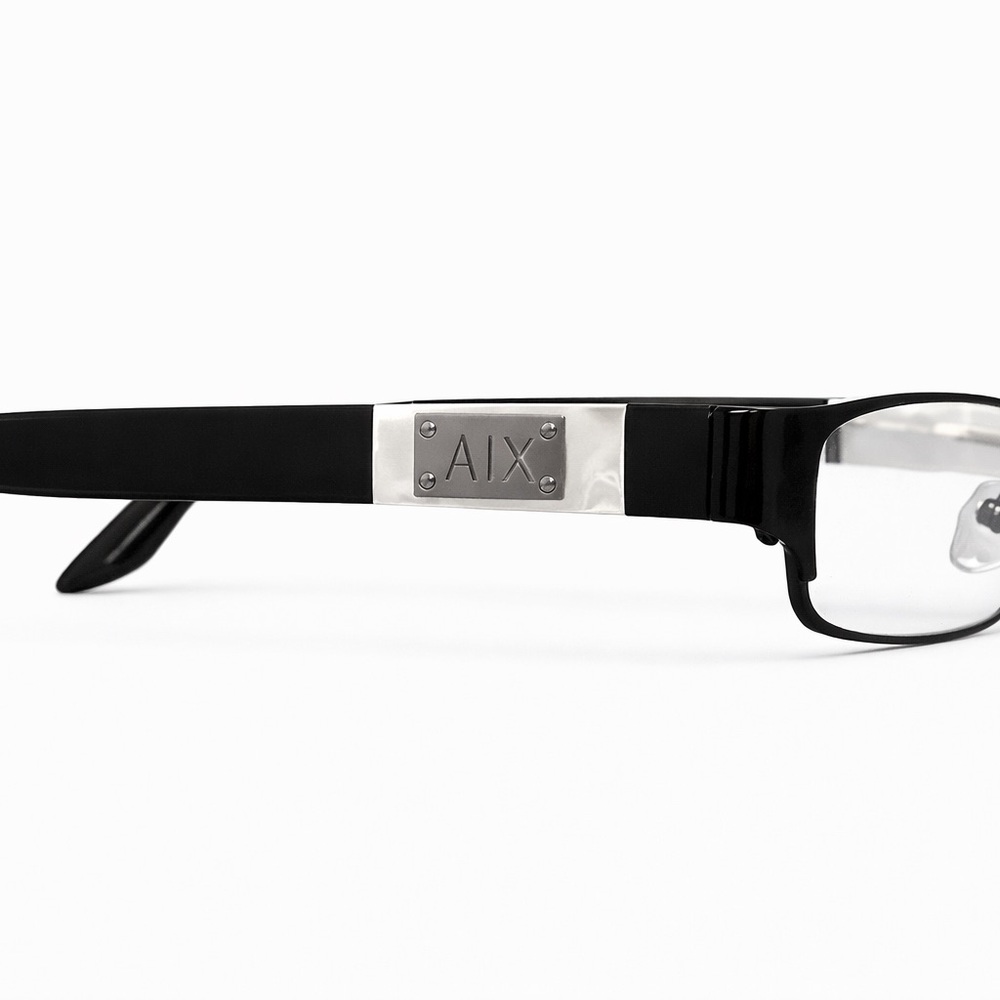 Armani Exchange A|X Rectangular Eyeglasses Black … - image 3